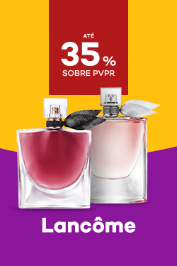 Perfumes lancome com até 35% desconto sobre preço de Venda ao Público Recomendado.